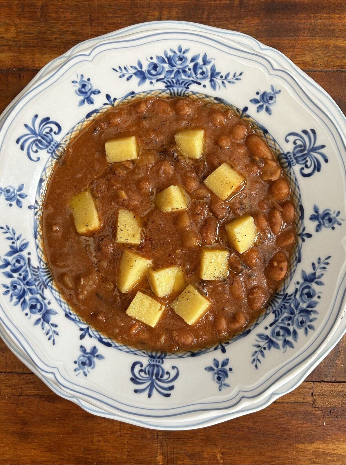 Sucialesta, antigua receta romañola de polenta y judías